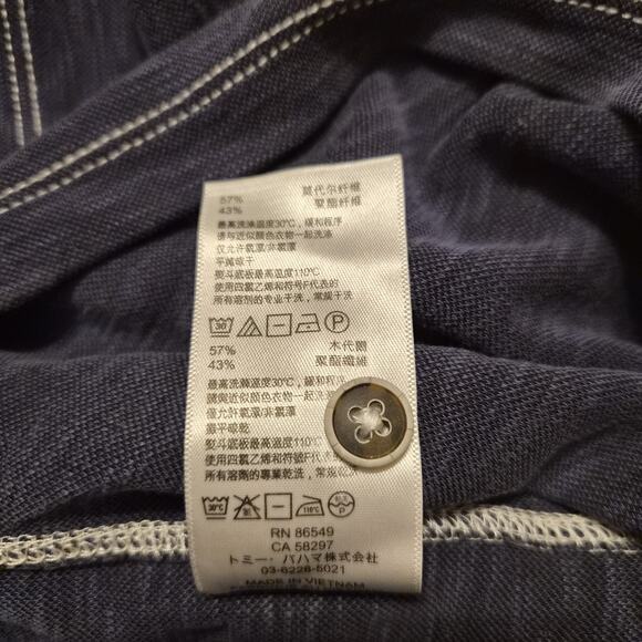 Tommy Bahama Polo Shirt Blue Soft Casual Golf Workwear Size X-Large - Picture 6 of 10